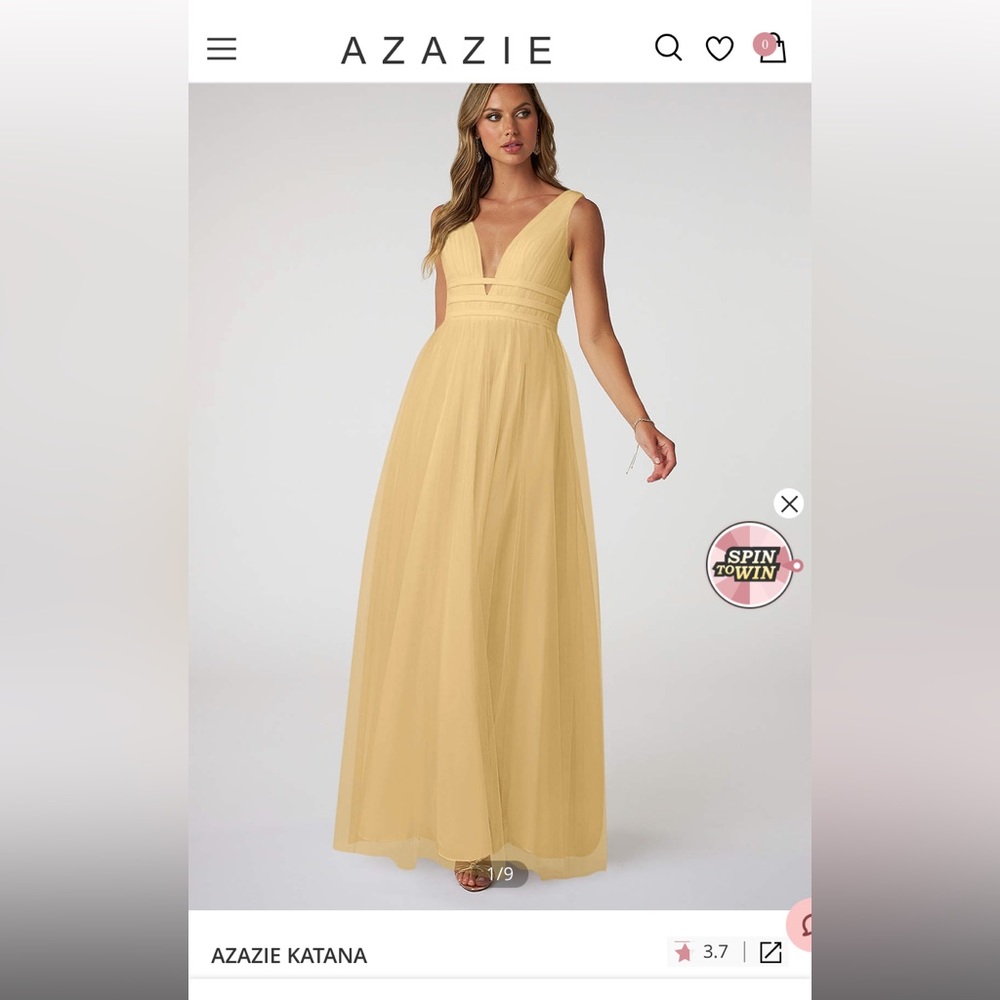 NWT Azazie bridesmaid dress